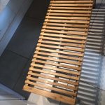 Banqueta de baño en madera