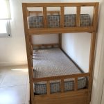 Cama cucheta con carro
