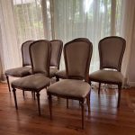 6 sillas estilo francés