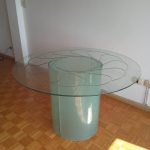 Mesa en vidrio