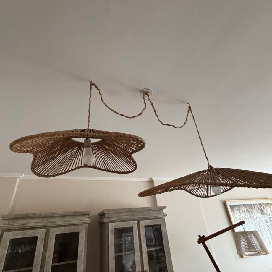 Artefactos lumínicos colgantes rústicos