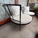 Par de sillones circulares