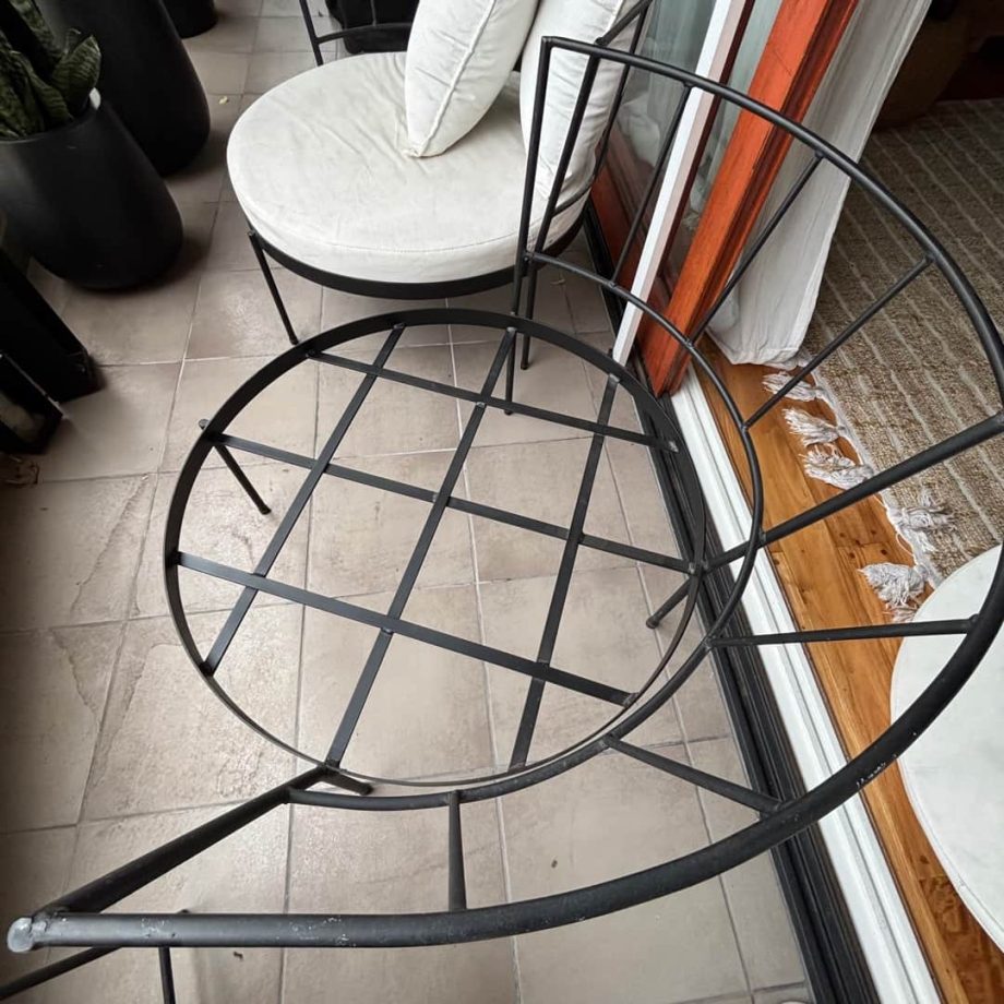 Par de sillones circulares