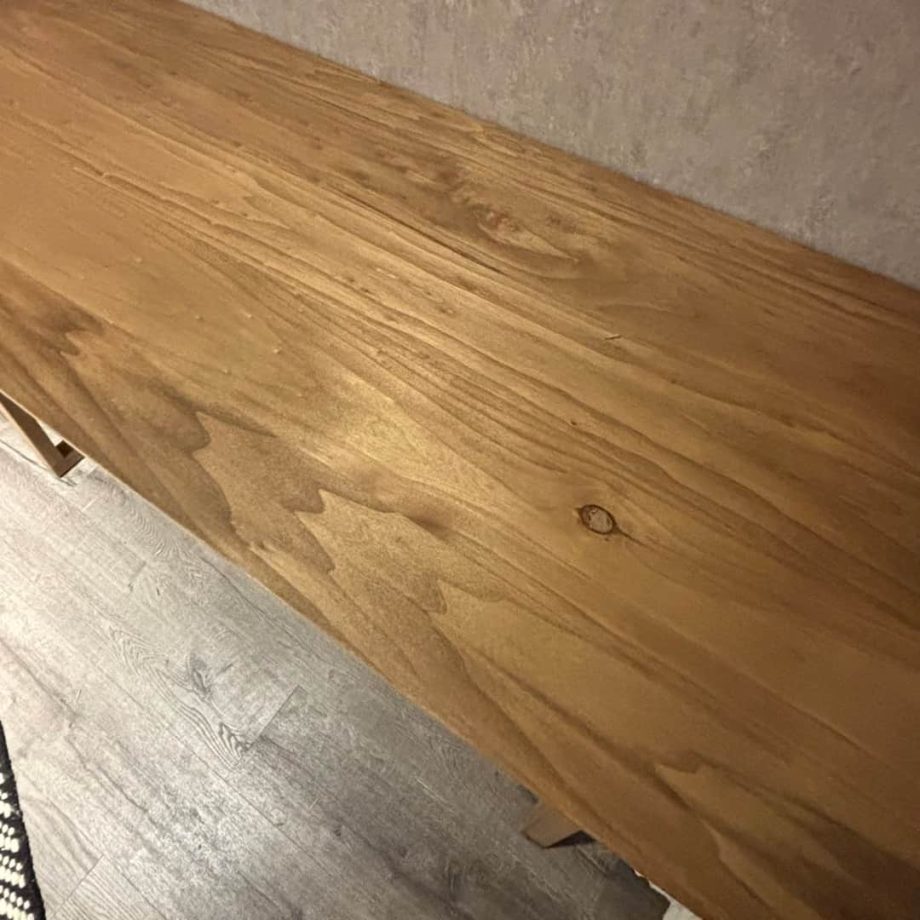 Escritorio en madera rústica