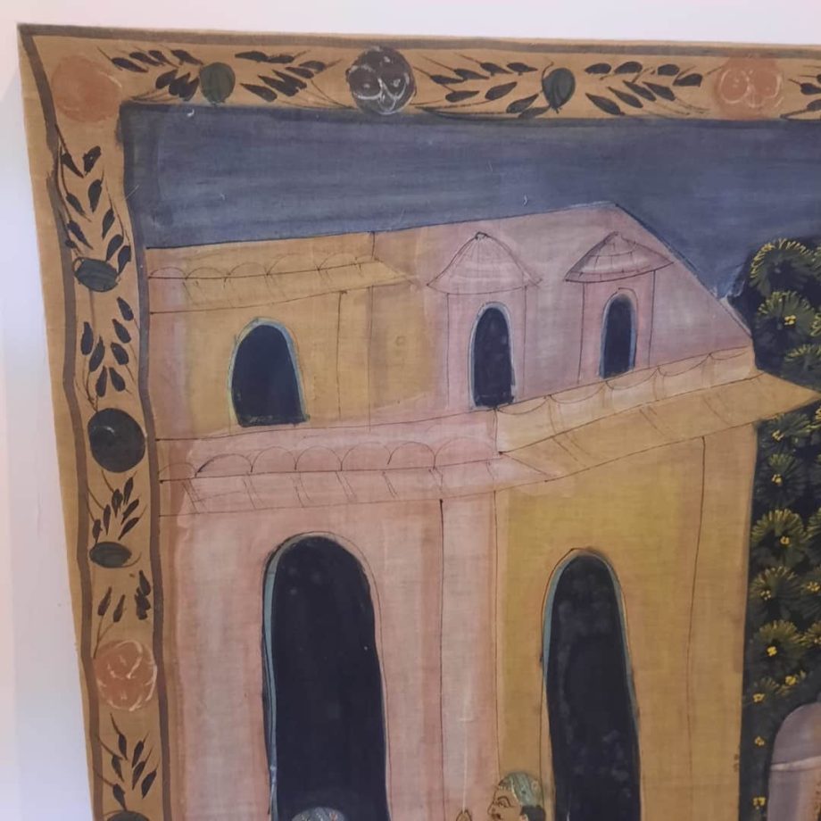 Tapiz hindú "Mujeres y elefantes"