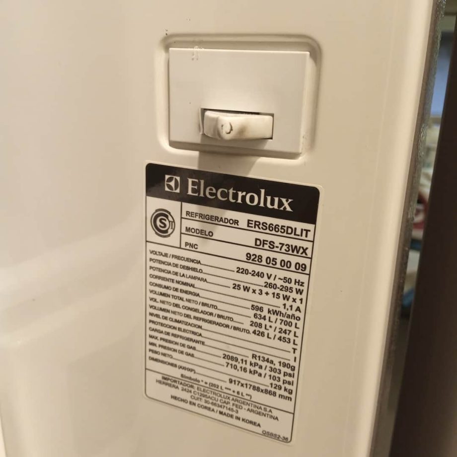 Heladera Electrolux