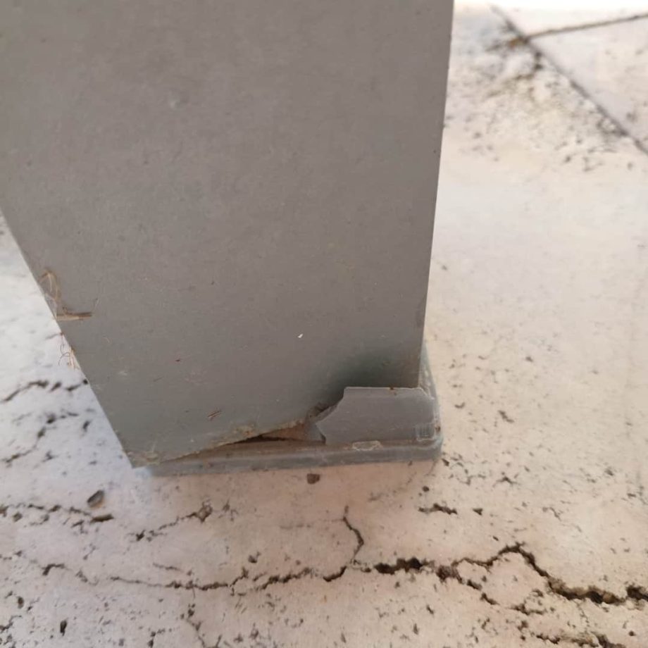 Mesa de exterior en aluminio