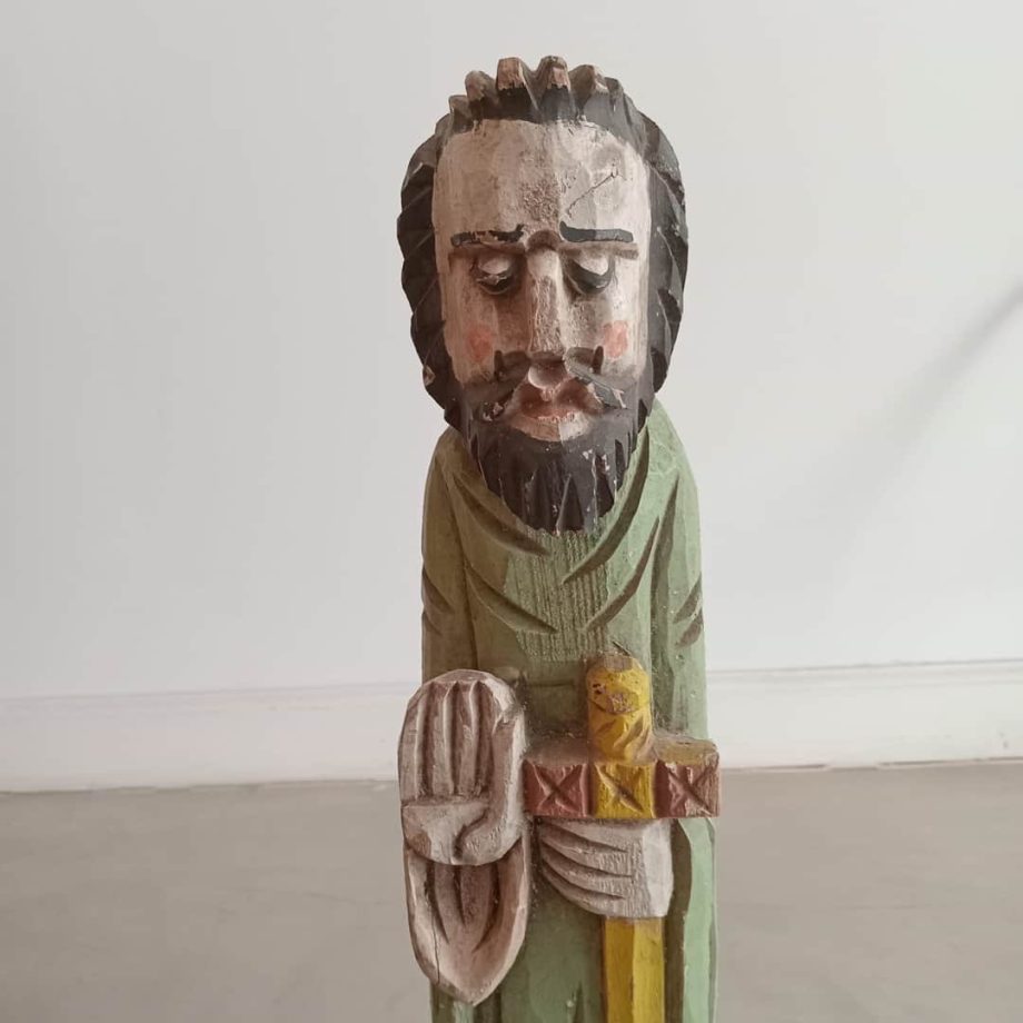Lámpara "Personajes" y Figura "Apóstol"