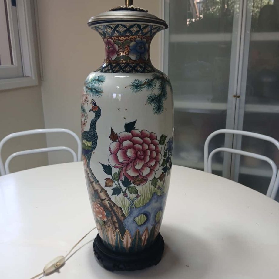 Par de lámparas estilo oriental