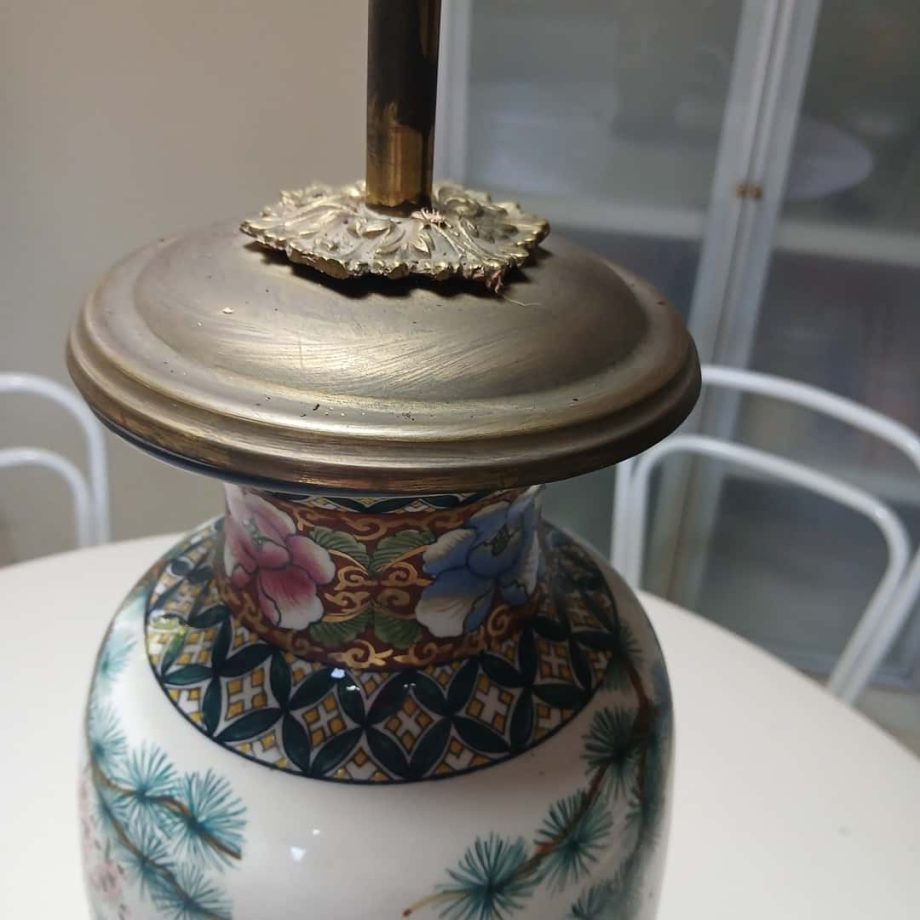Par de lámparas estilo oriental