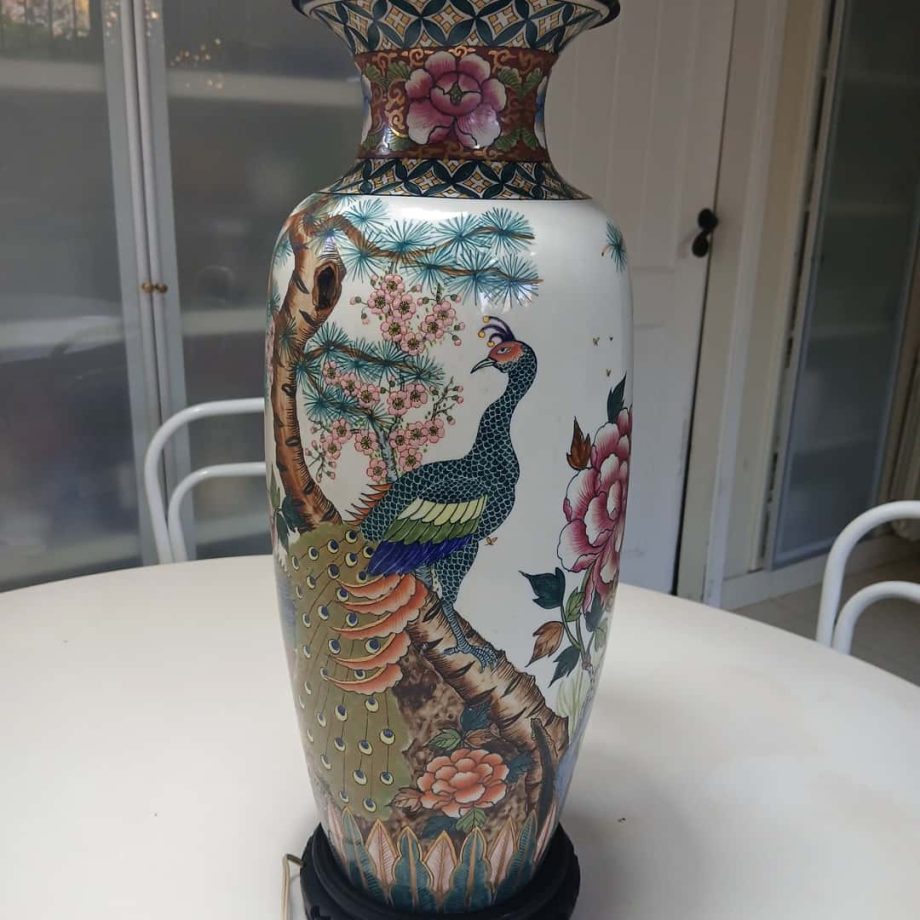 Par de lámparas estilo oriental