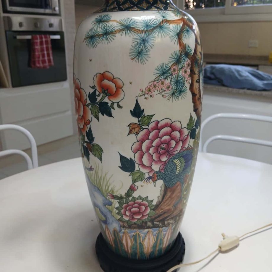 Par de lámparas estilo oriental