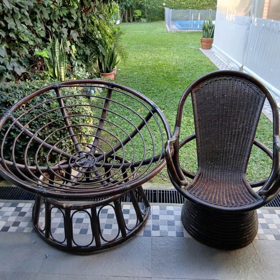 Sillones en caña malaca