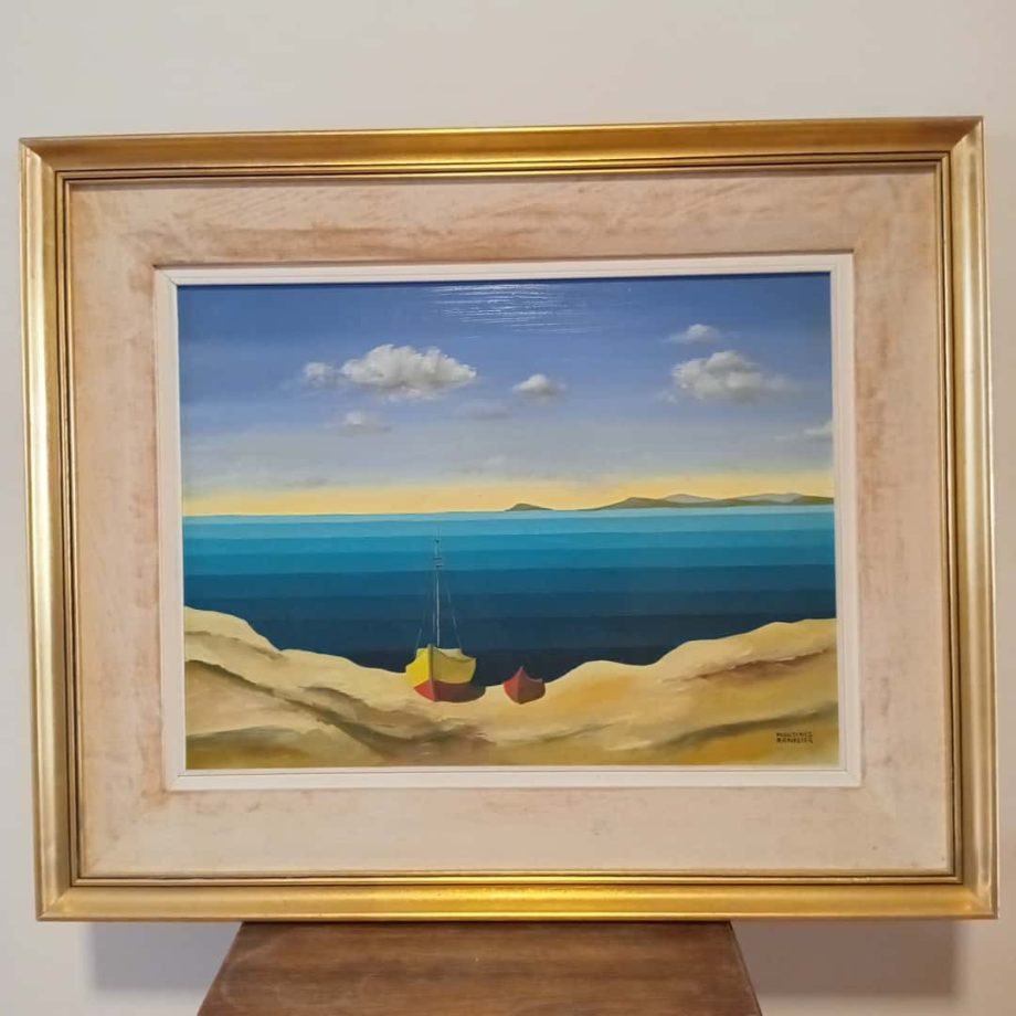 Óleo "Cielo azul", Martínez Remseyer