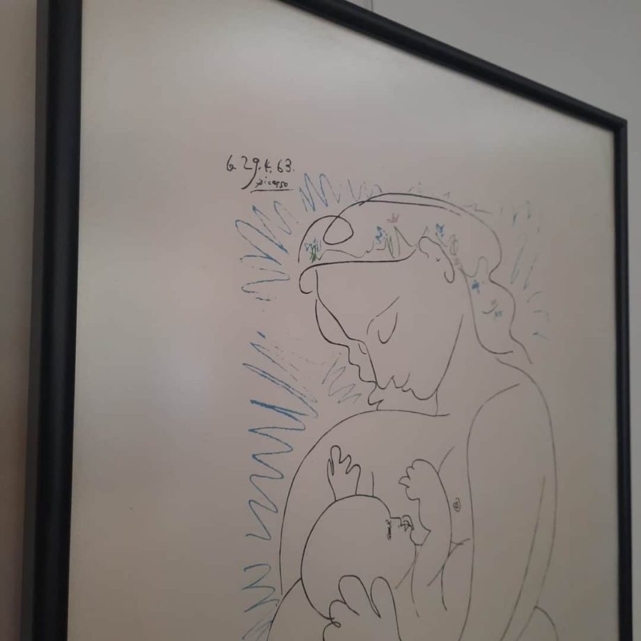 Lámina "Maternidad", Picasso