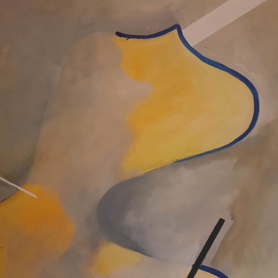 Óleo "Amarillo interno", María Priede