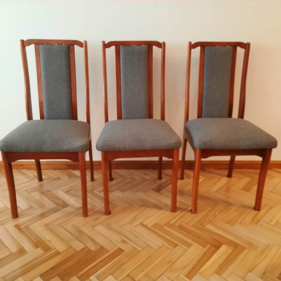 Sillas + silloncitos en gris