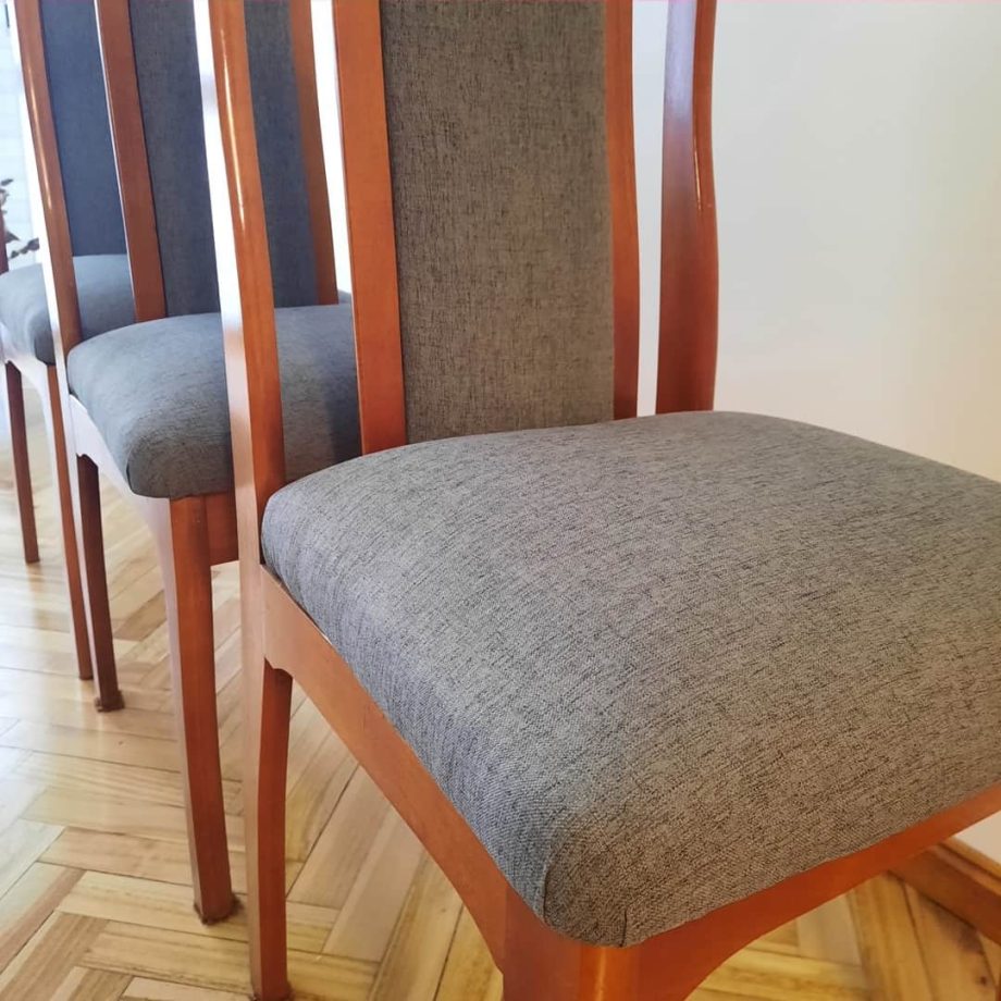 Sillas + silloncitos en gris