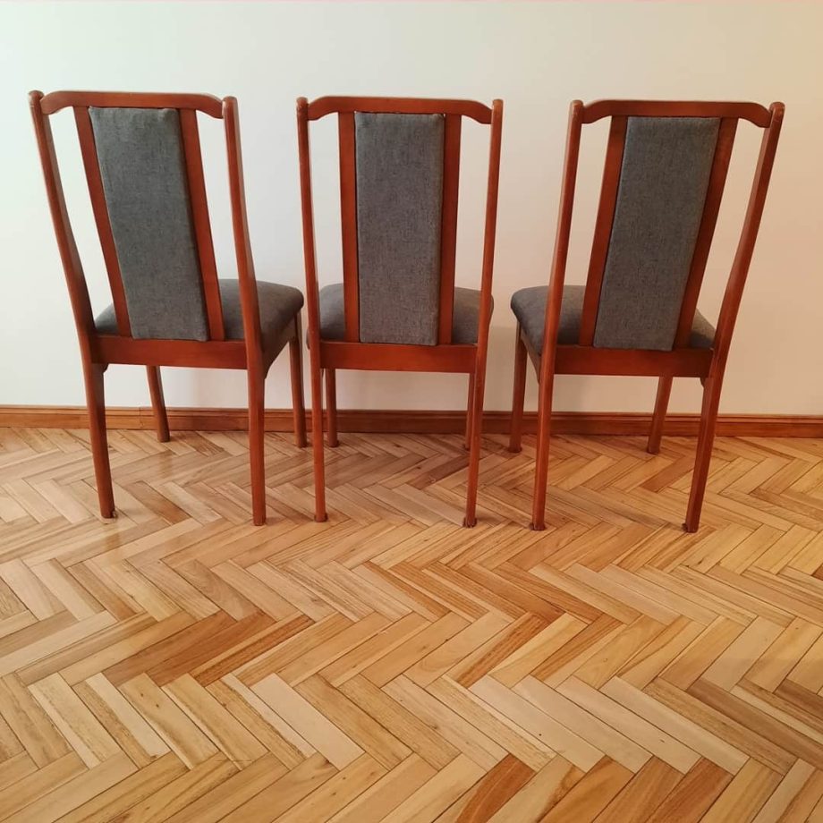 Sillas + silloncitos en gris