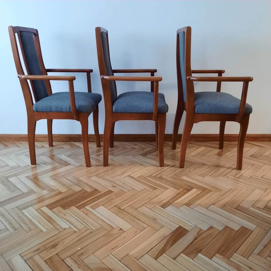 Sillas + silloncitos en gris
