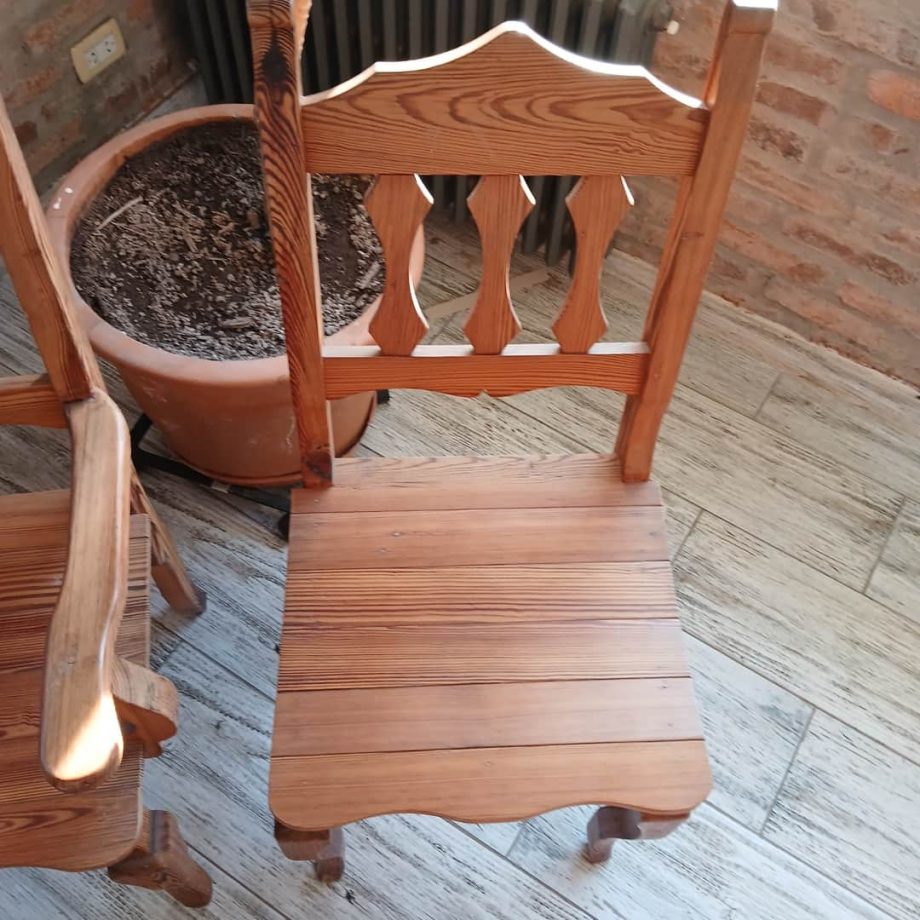 Juego de comedor estilo campo