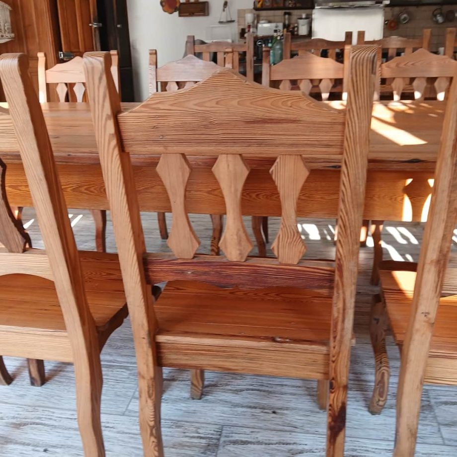 Juego de comedor estilo campo
