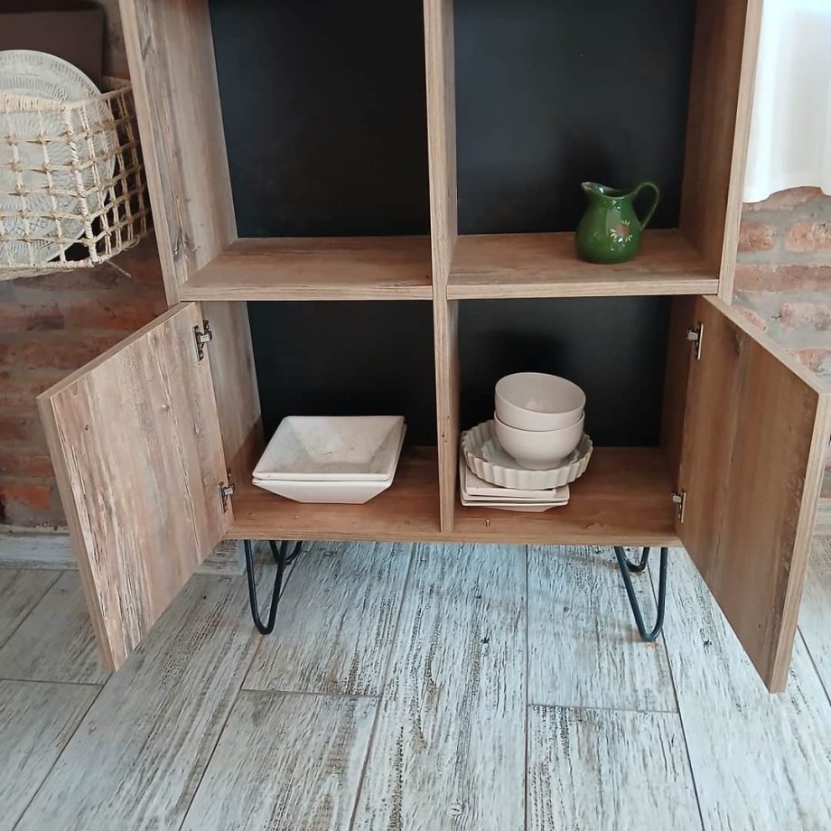 Mueble de diseño rústico