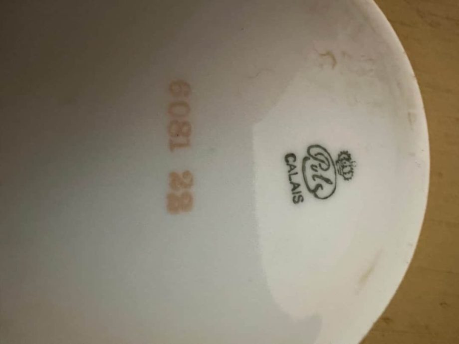 Juego de te en porcelana