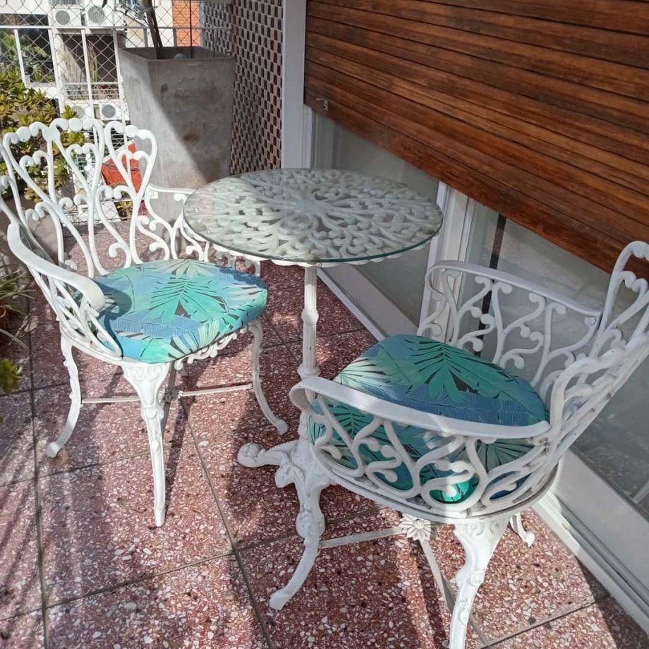 Juego de jardín en hierro