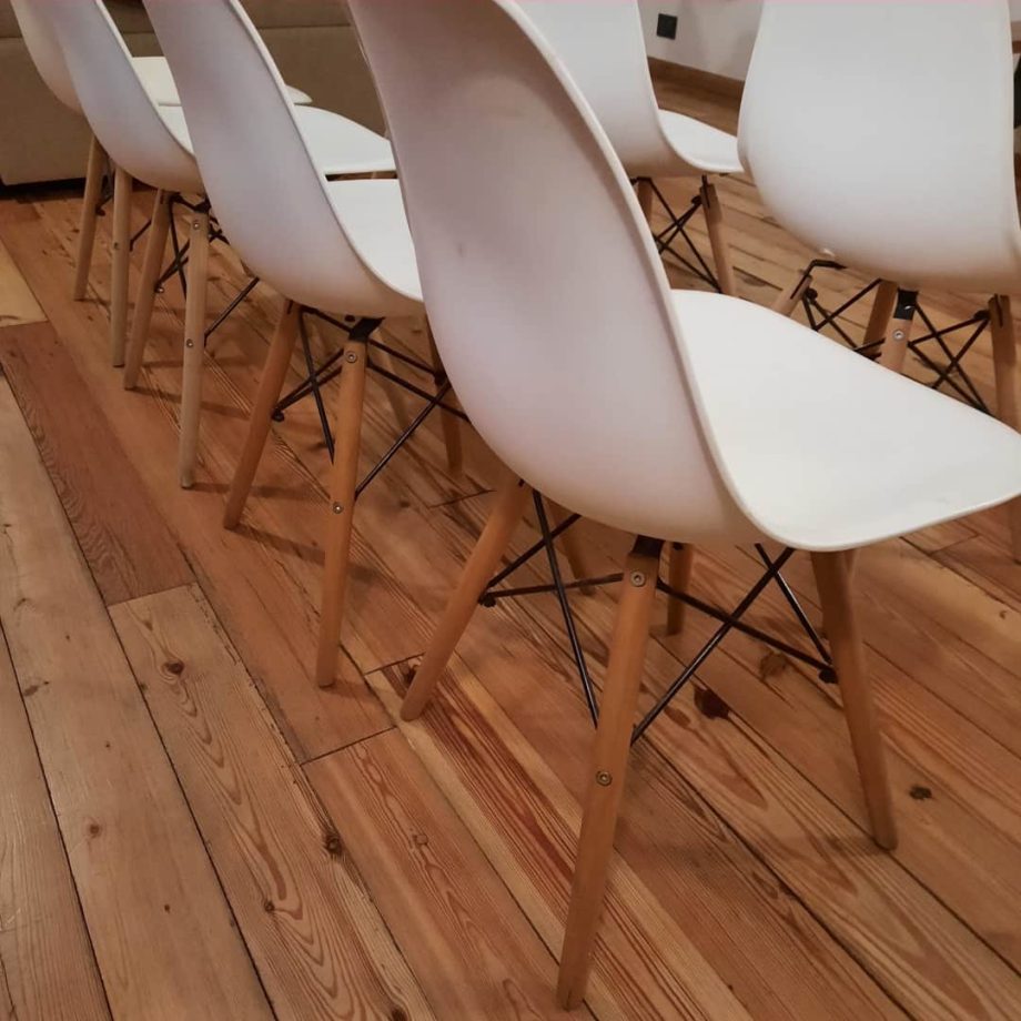 Sillas blancas Eames