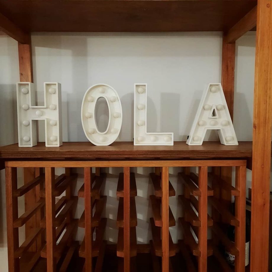 Letras luminarias