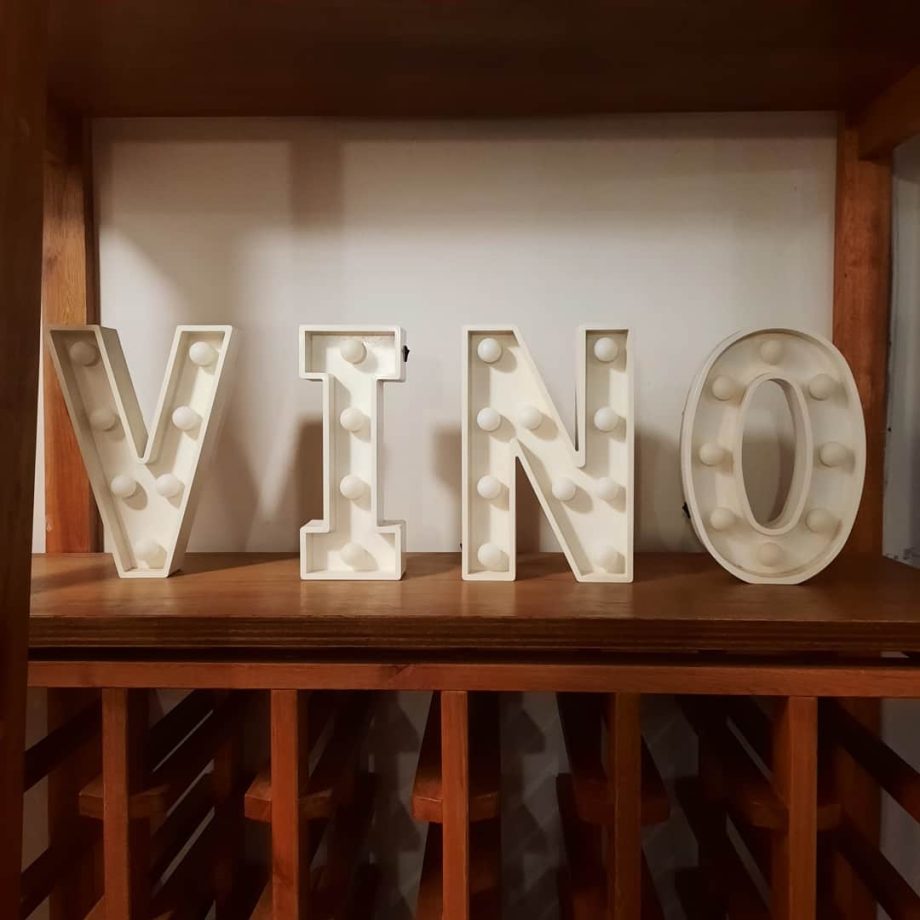 Letras luminarias