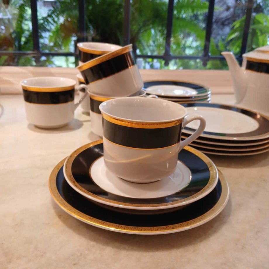 Juego de café China de Bohemia