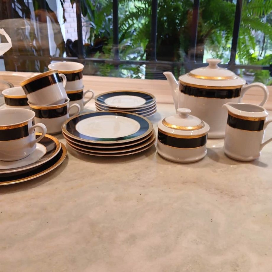 Juego de café China de Bohemia