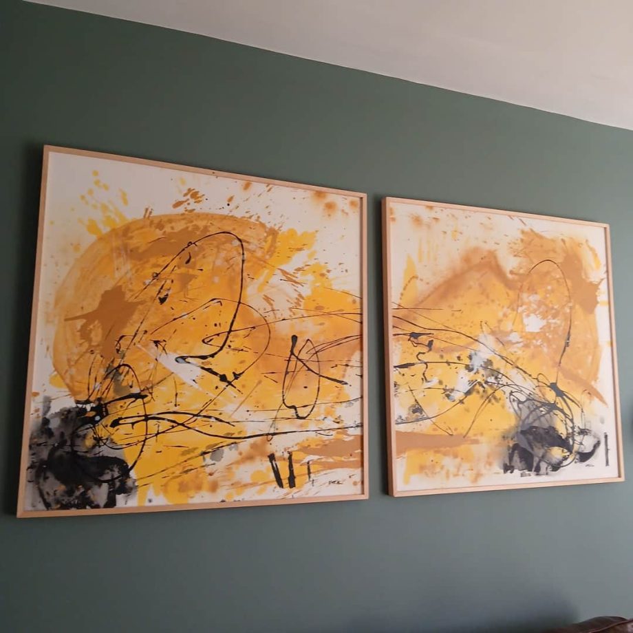 Par de cuadros decorativos