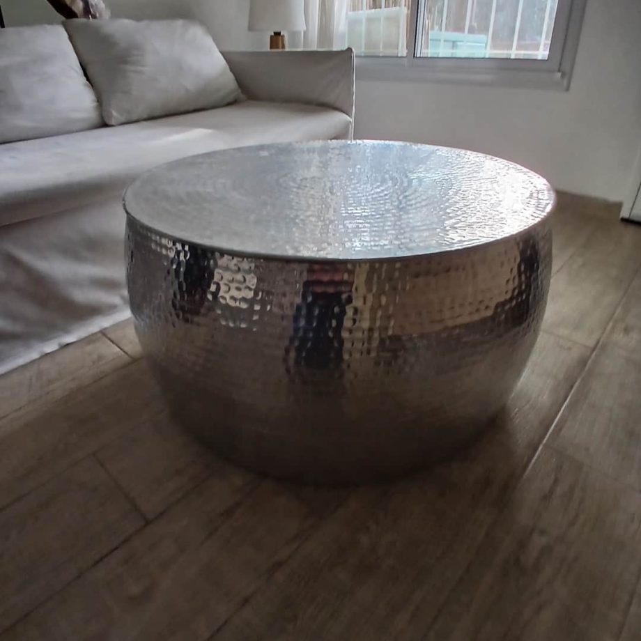Mesa ratona plateado
