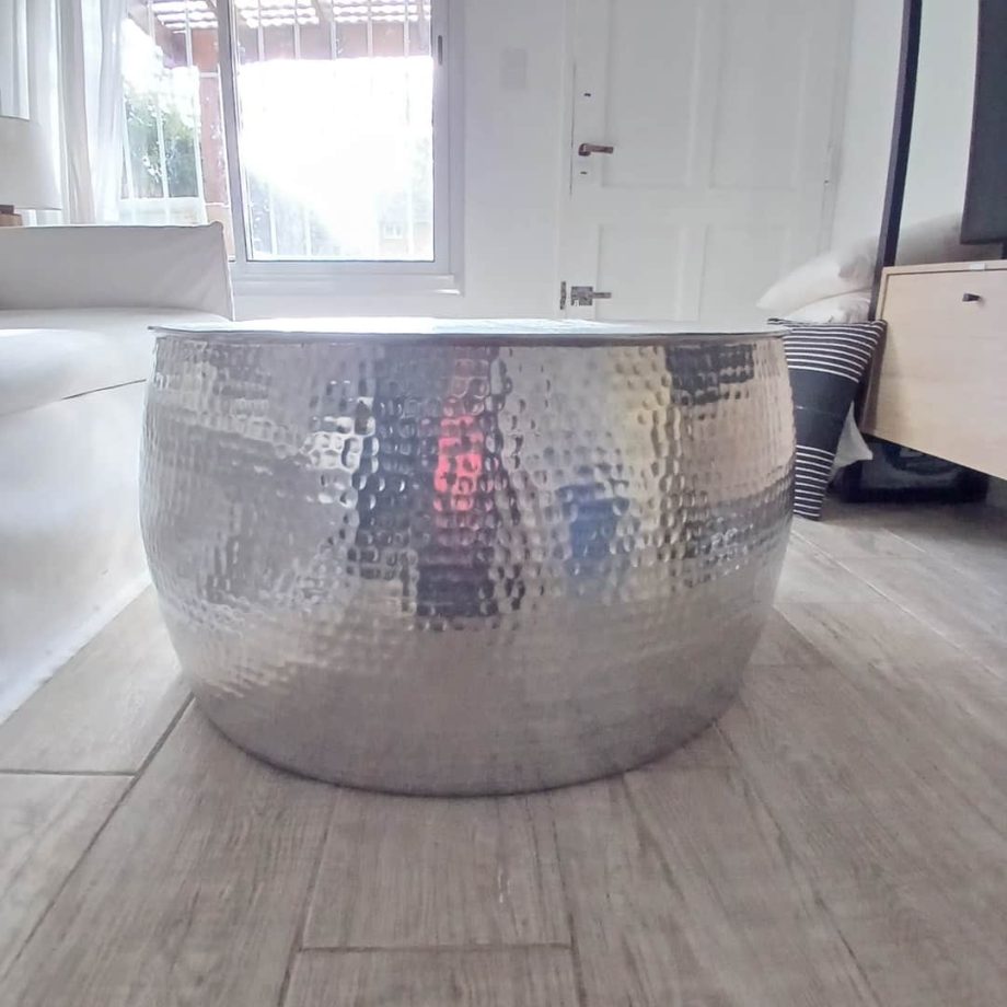 Mesa ratona plateado