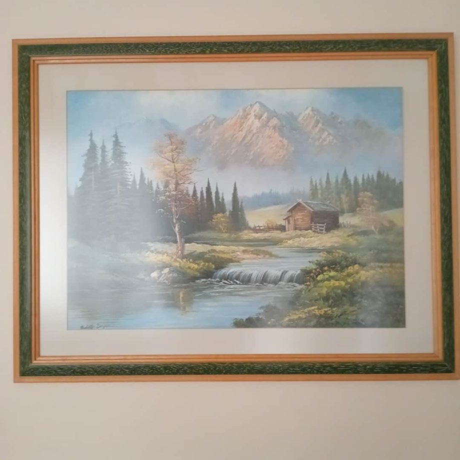 Lámina "Paisaje", Rodolfo Bayart