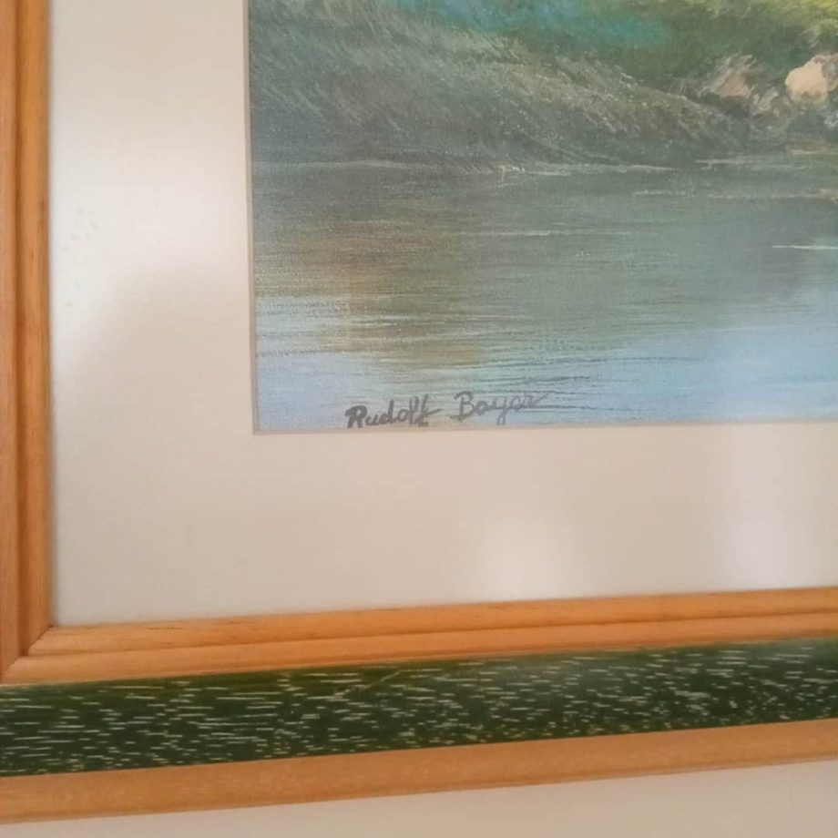 Lámina "Paisaje", Rodolfo Bayart