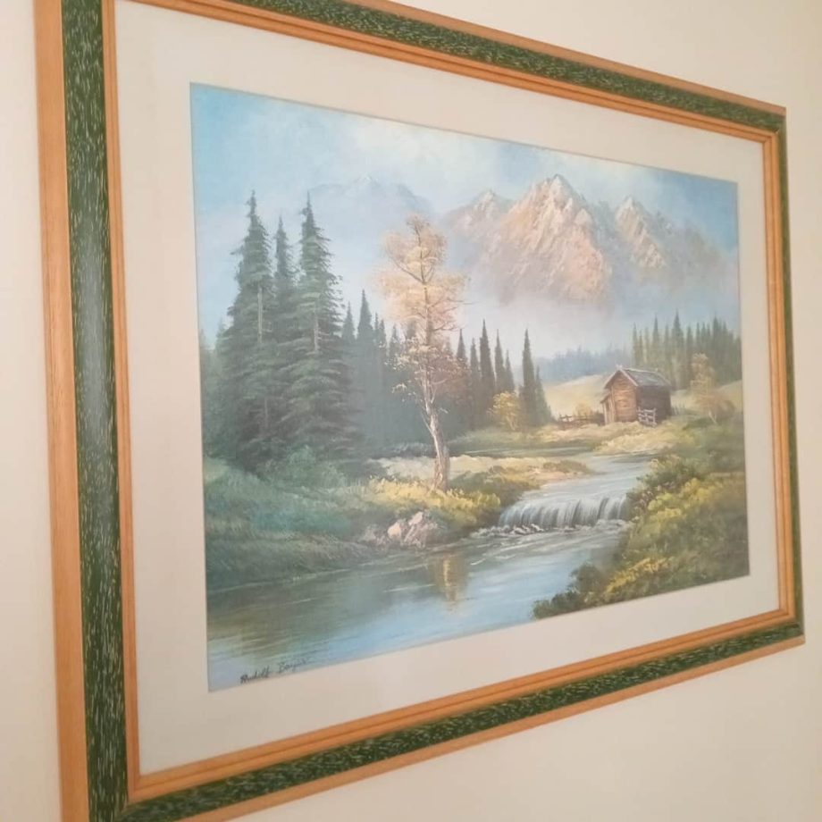 Lámina "Paisaje", Rodolfo Bayart
