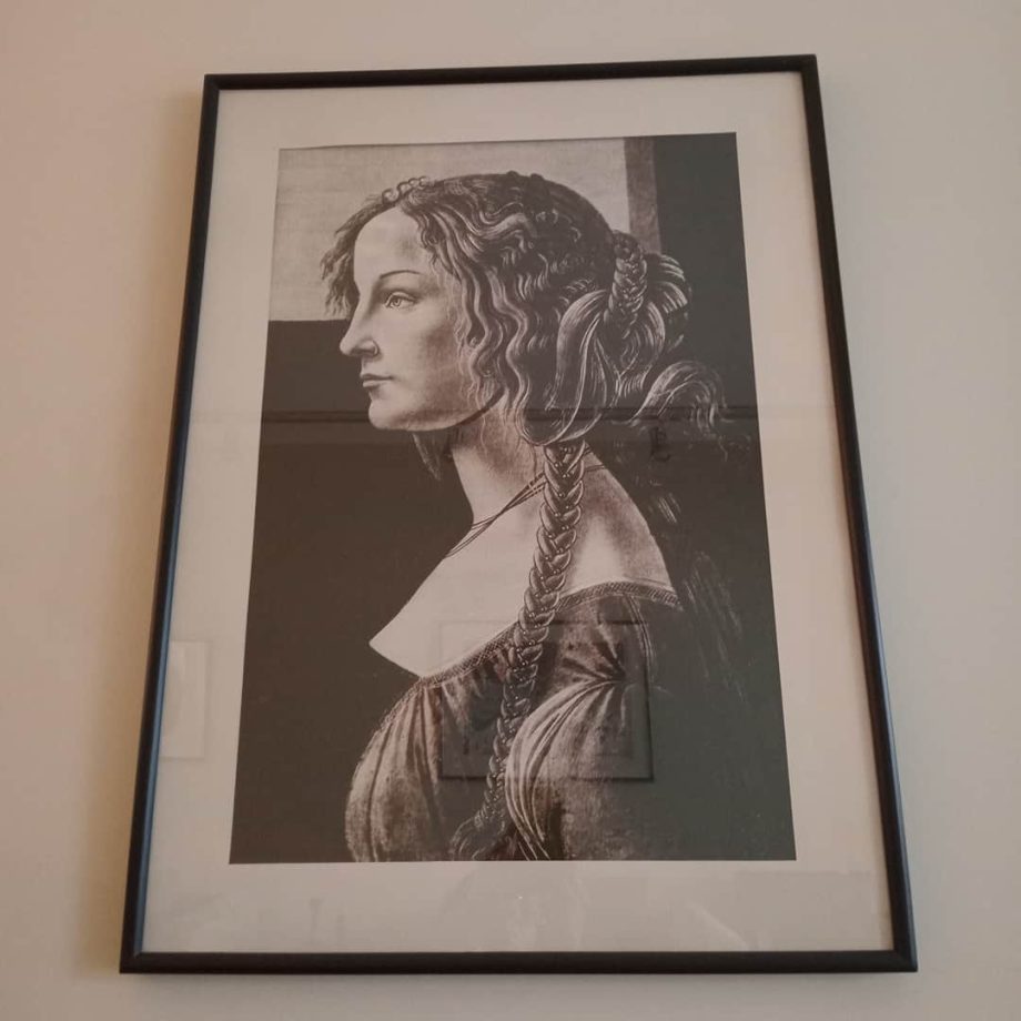Cuadro decorativo "Perfil de mujer"
