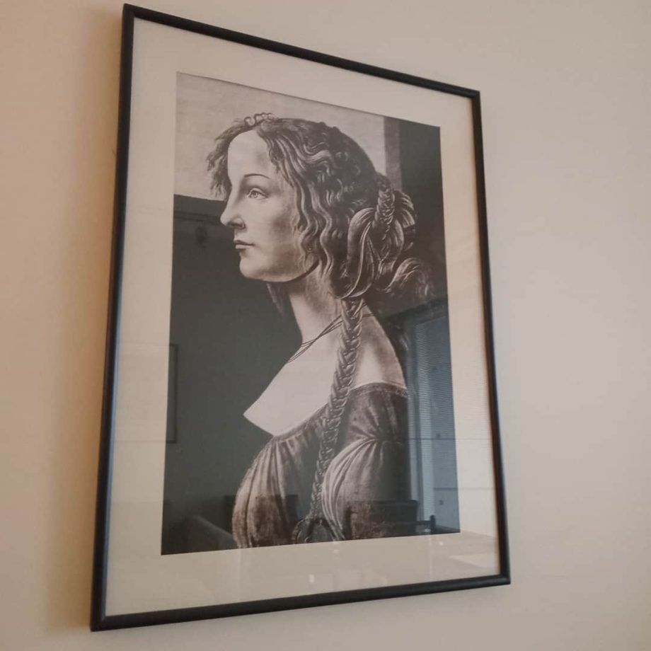 Cuadro decorativo "Perfil de mujer"