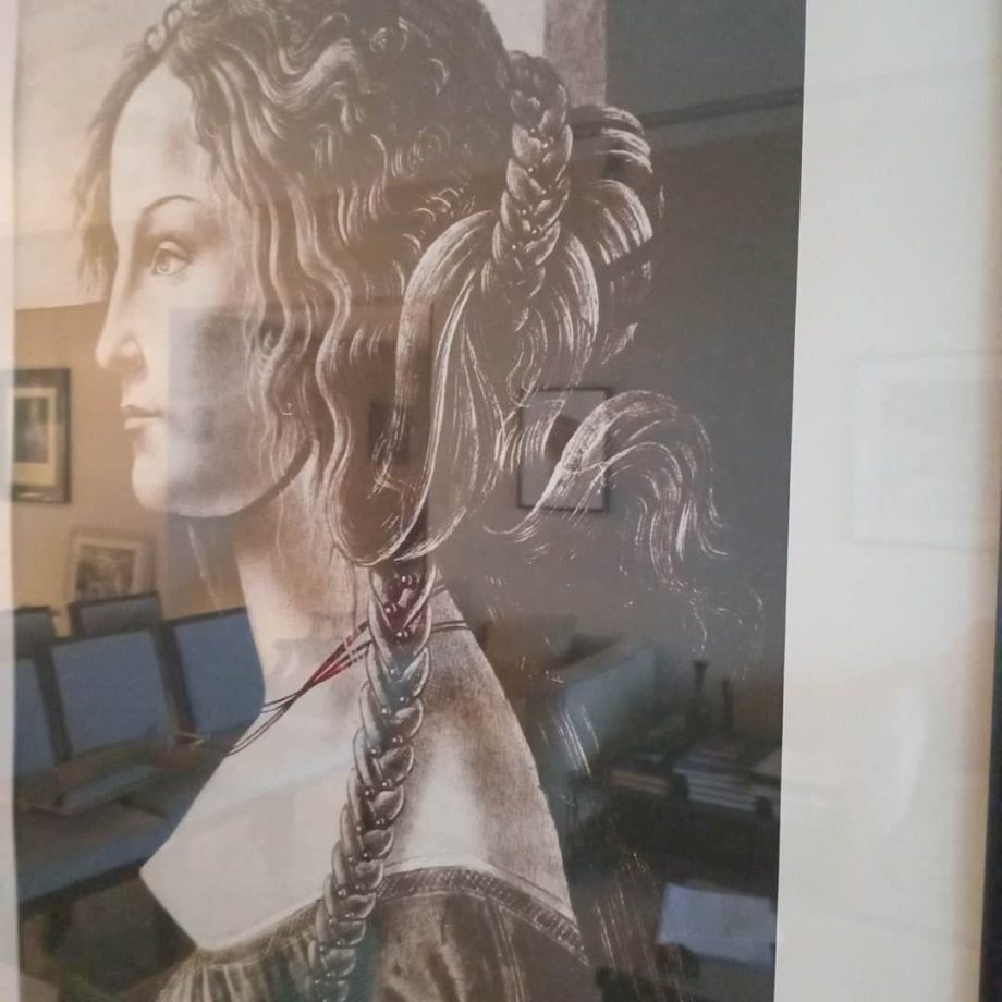 Cuadro decorativo "Perfil de mujer"