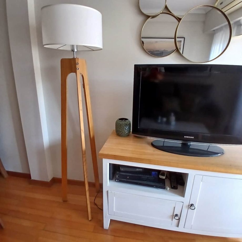 Lámpara de diseño en madera
