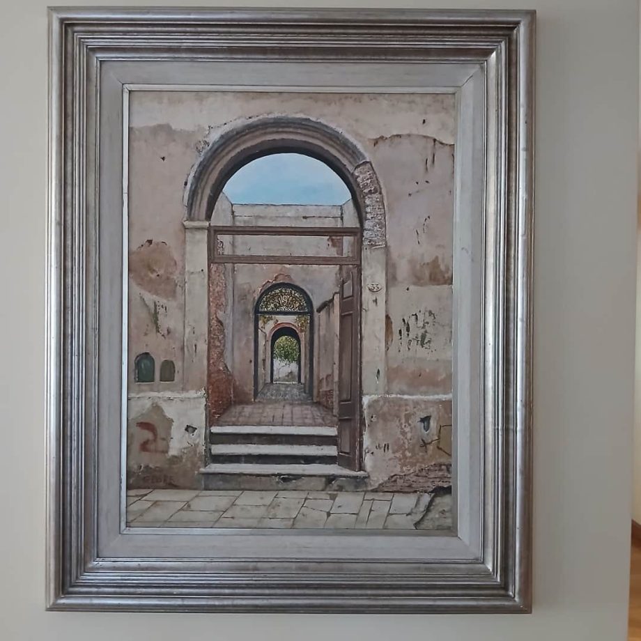 Cuadro "Cercanas lejanos", Roma Geber