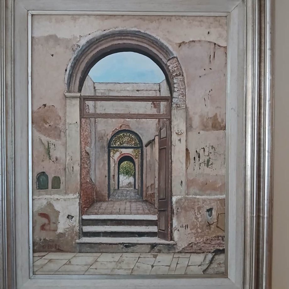 Cuadro "Cercanas lejanos", Roma Geber