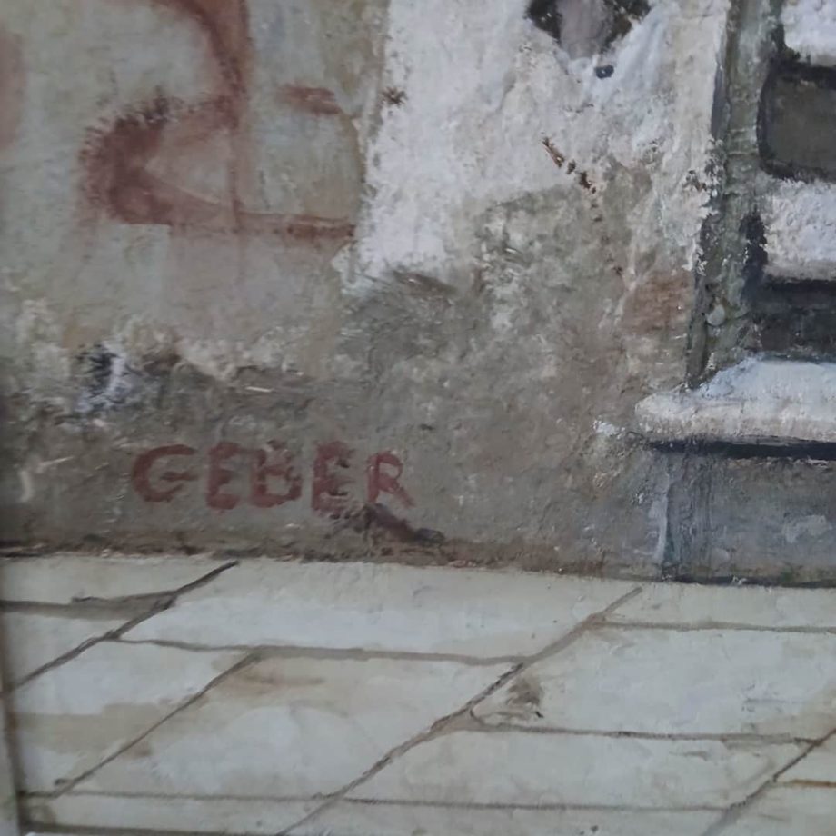Cuadro "Cercanas lejanos", Roma Geber