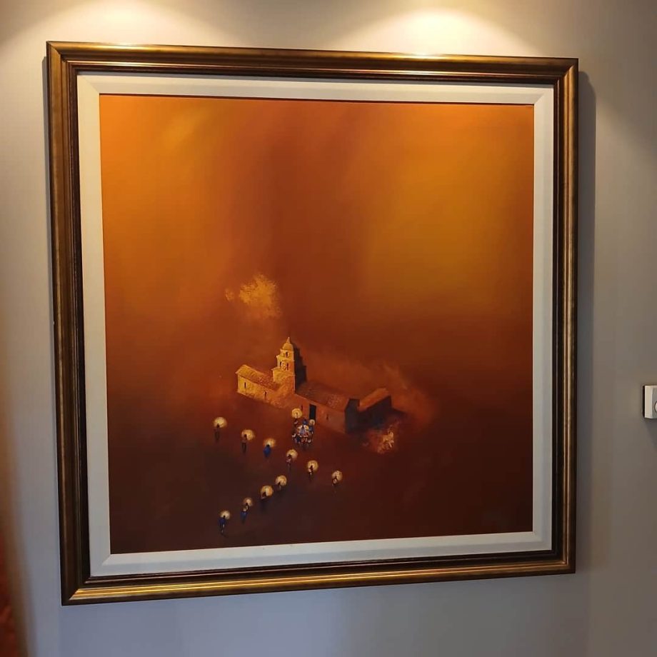 Óleo "Metafísica puneña", J. J. Medina