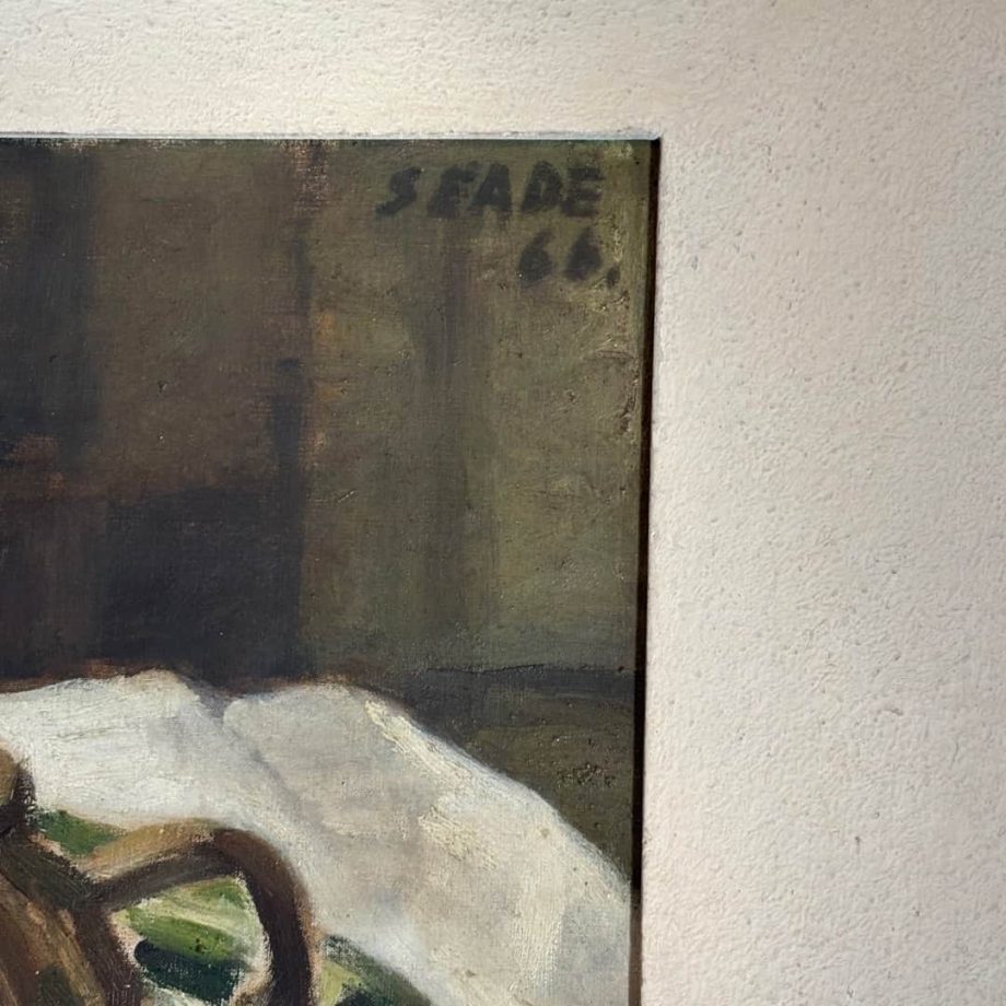 Óleo "Naturaleza muerta", Seade