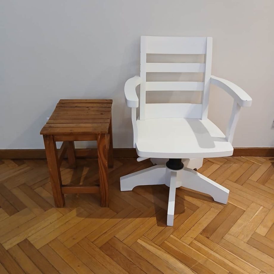 Silla giratoria + banco